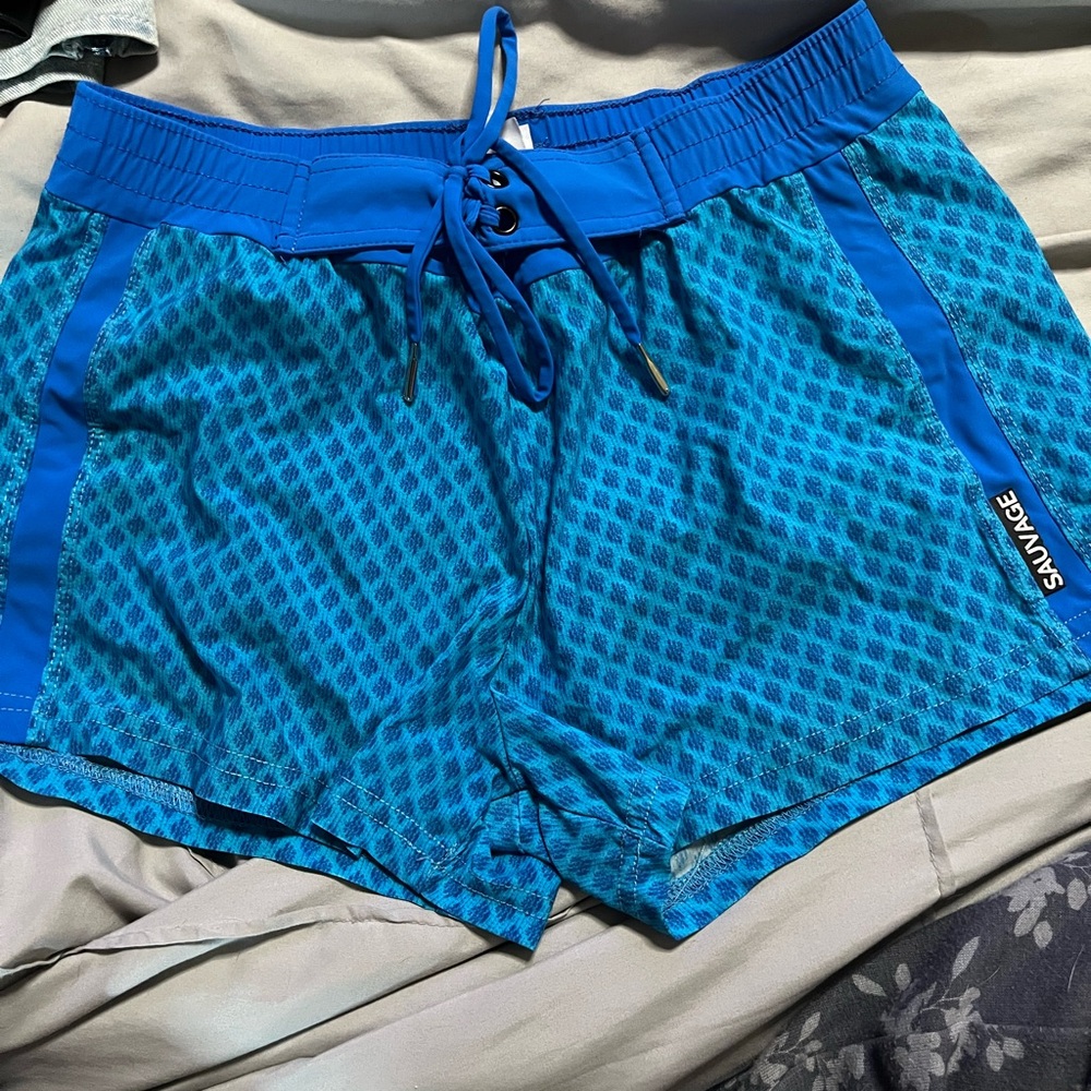 Salvage Blue Swim Shorts